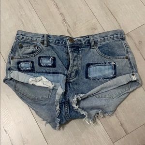 Jean One Teaspoon Bandit Shorts